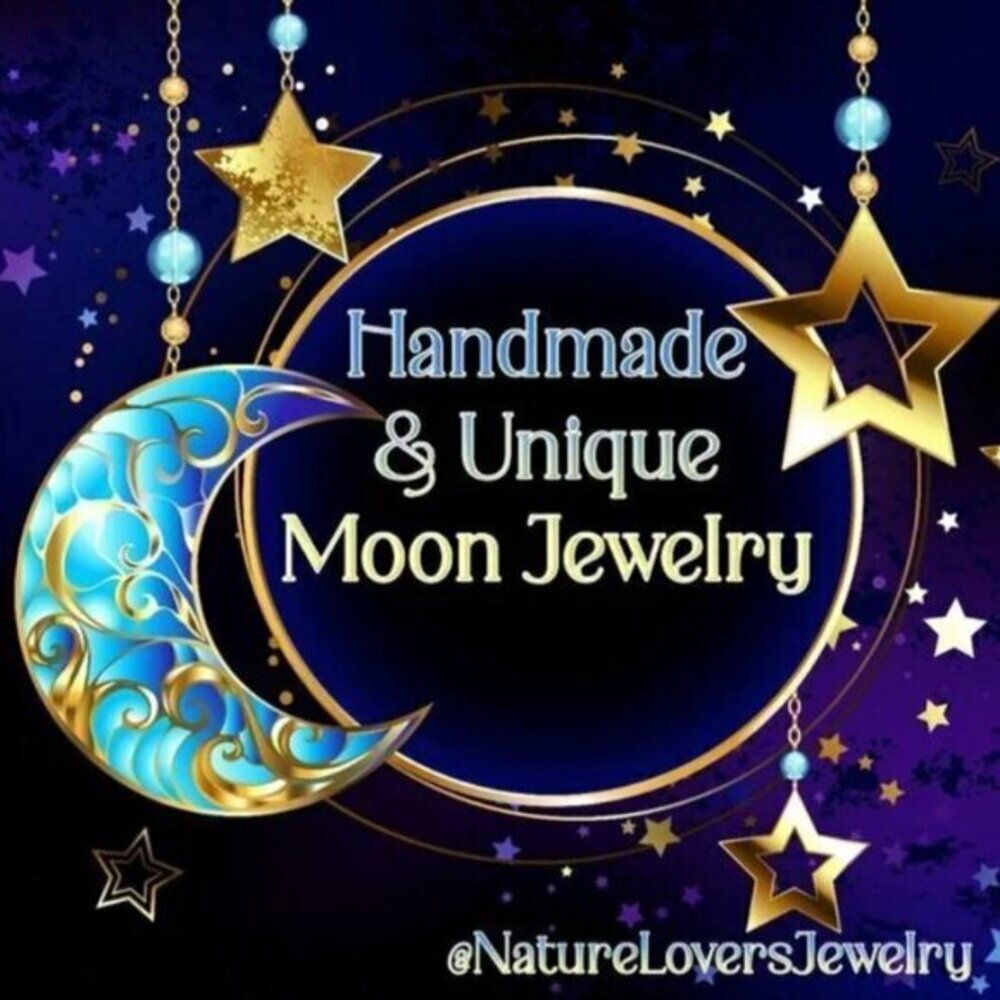 Emotional Balance: Handmade Quartz Moon & Hematite Dangle Earrings - Picture 3 of 10